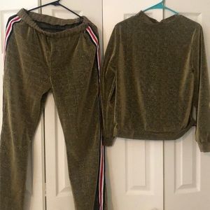 2 piece sheer outfit